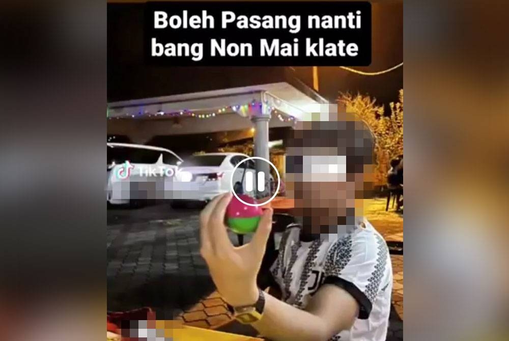 Ciapan yang dibuat melalui satu laman sosial.