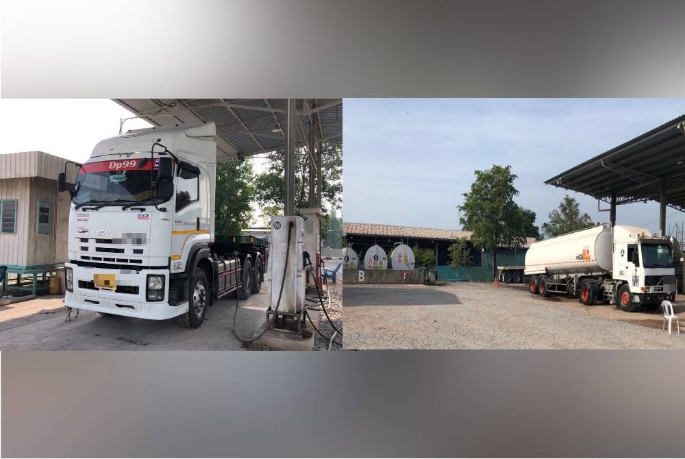 Sebuah premis pemborong minyak diesel Kawasan Perindustrian Bukit Kayu Hitam, Kedah diserbu pada Jumaat.