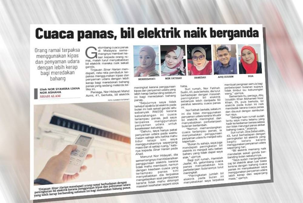 Laporan Sinar Harian.