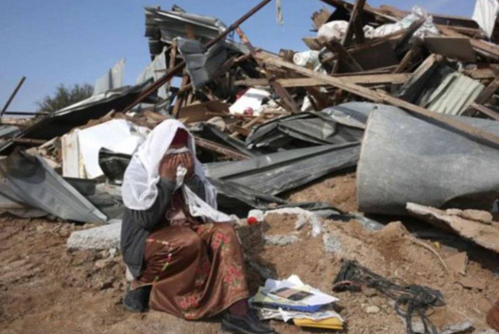 Tentera Israel sekali lagi merobohkan sebuah perkampungan Palestin di wilayah selatan Negev di Tebing Barat pada Isnin. Gambar fail.