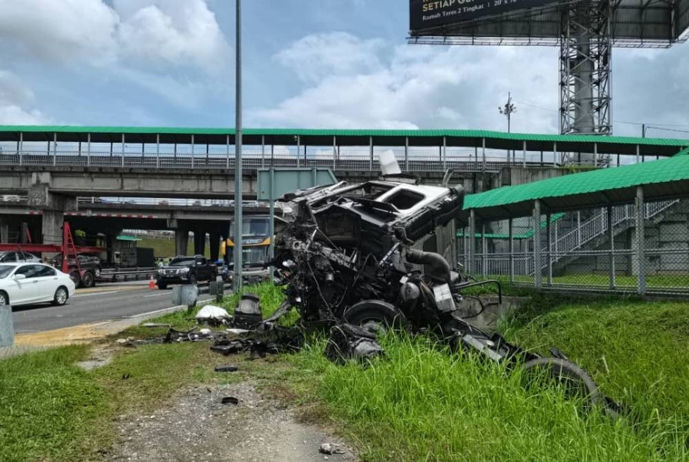 Keadaan di sekitar lokasi kejadian pada Khamis.