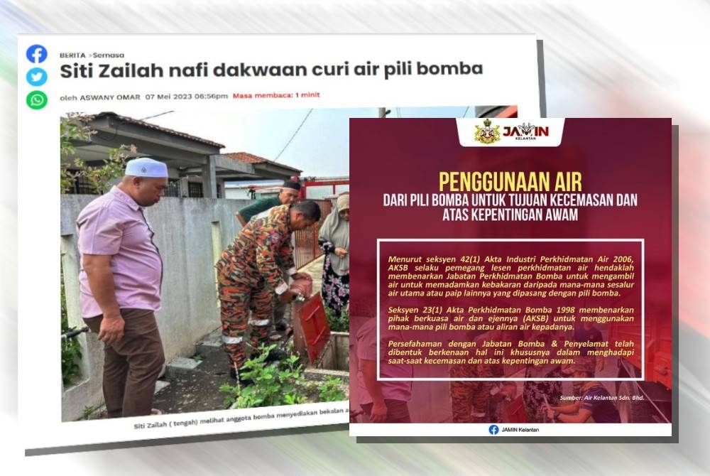 Laporan Sinar Harian pada Ahad. Kenyataan AKSB