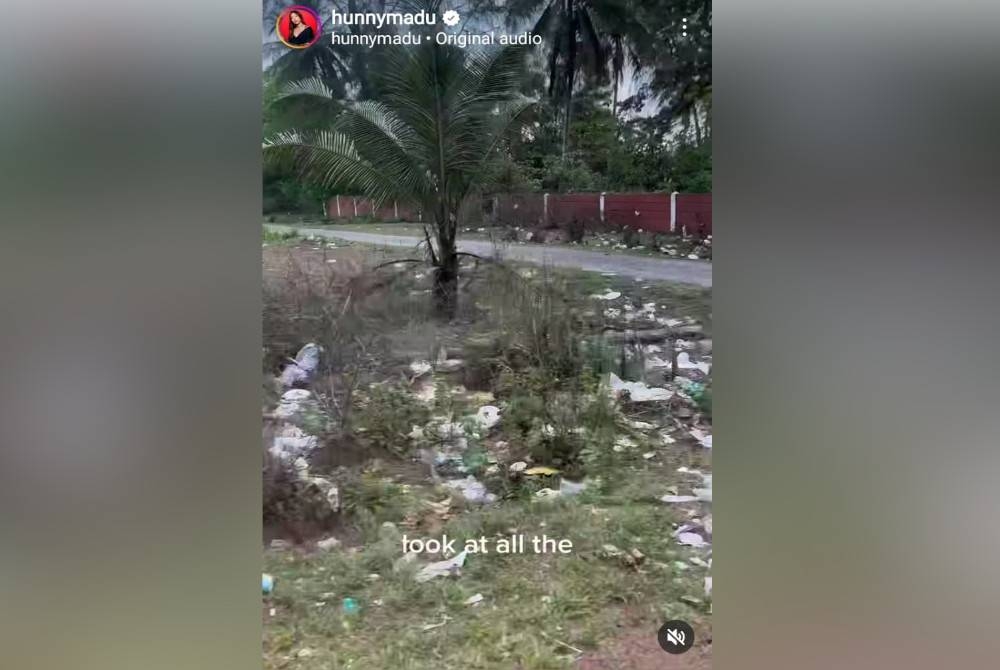 Video kawasan kotor yang dimuat naik oleh Hunny Madu merupakan kawasan persendirian