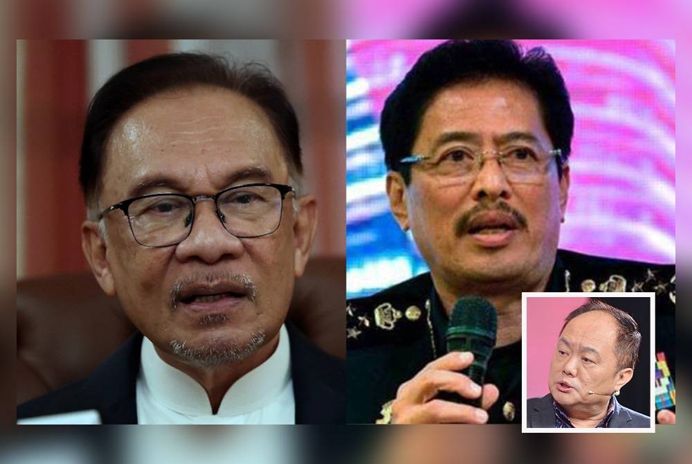 Anwar Ibrahim dan Azam Baki. Gambar kecil: Thomas Fann