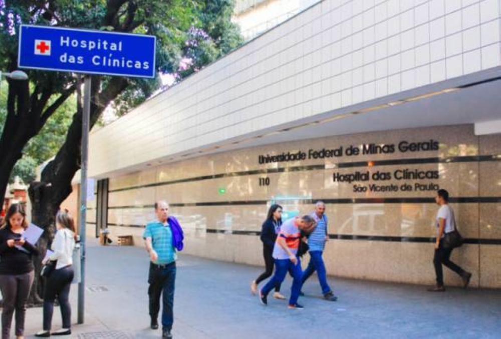 Ranielly Coelho Santos dibawa ke Hospital das Clinicas da UFMG di Belo Horizonte pada hujung April akibat tekanan darah tinggi. -Google Maps