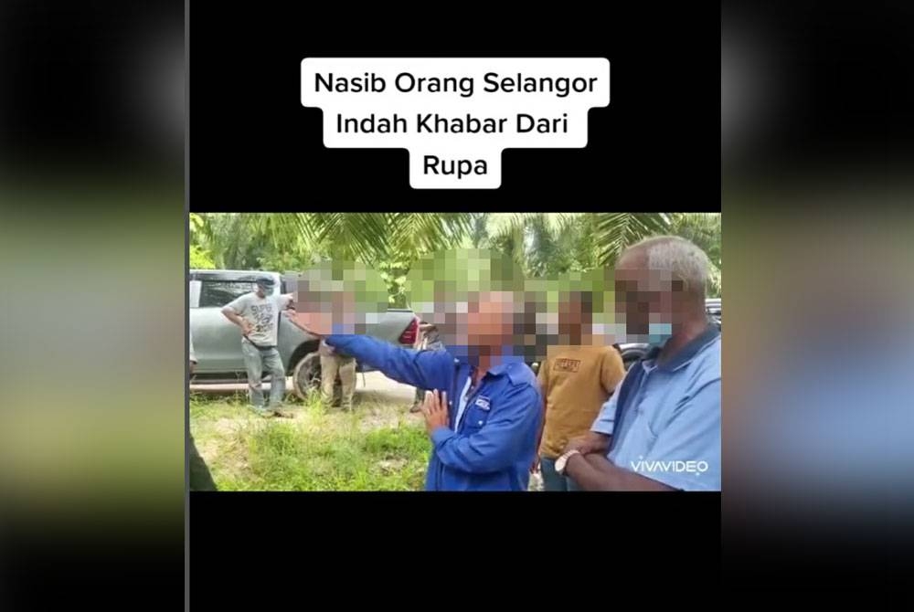 Video tular bertajuk &#039;Nasib orang Selangor indah khabar dari rupa&#039; tersebar di Facebook pada Khamis.