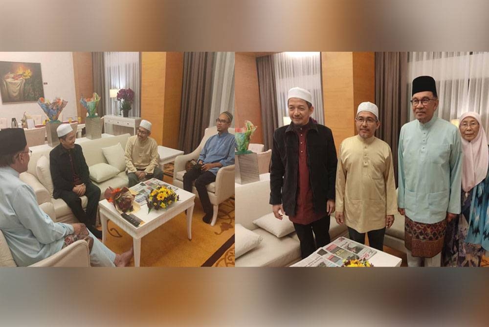 Tular gambar Nik Abduh bersama Anwar yang dipercayai dirakam di Kelantan.