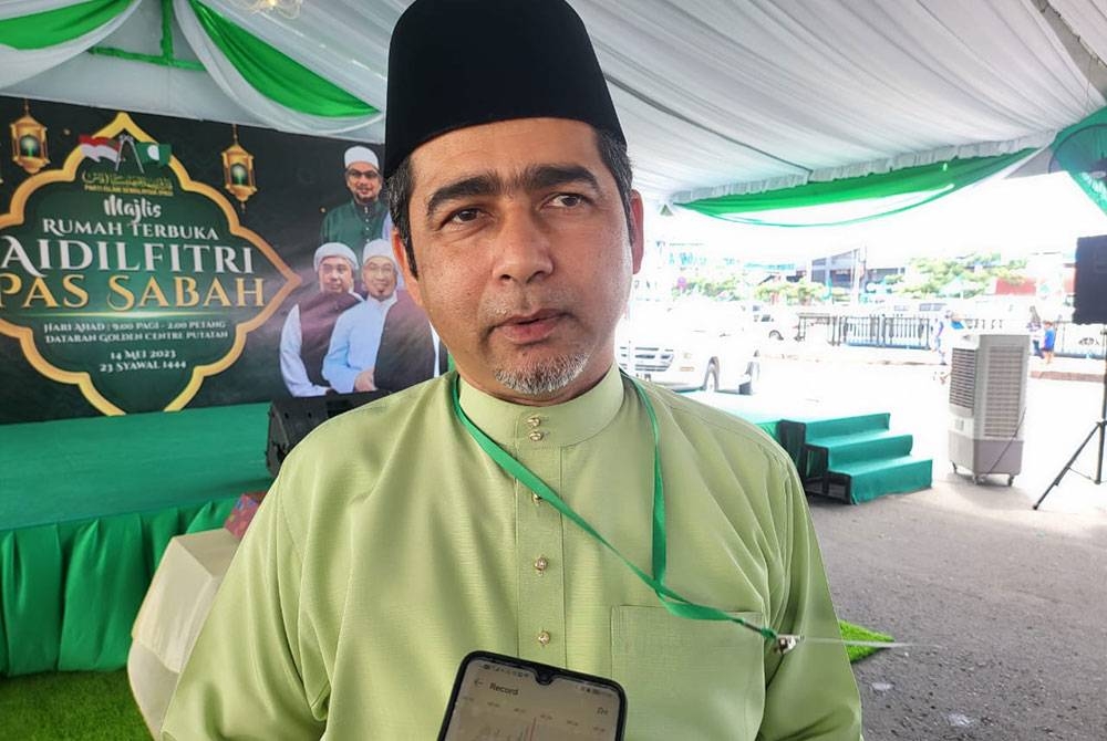 Aliakbar ketika ditemui pada pada Majlis Rumah Terbuka Aidilfitri Pas Sabah di Putatan.