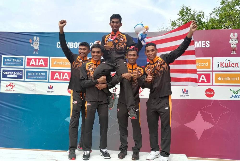 Nur Amirull Fakhruddin berjaya mempertahankan pingat emas acara lepas beramai-ramai elit lelaki Kemboja 2023 yang dimenangi semasa Sukan SEA Vietnam 2021.