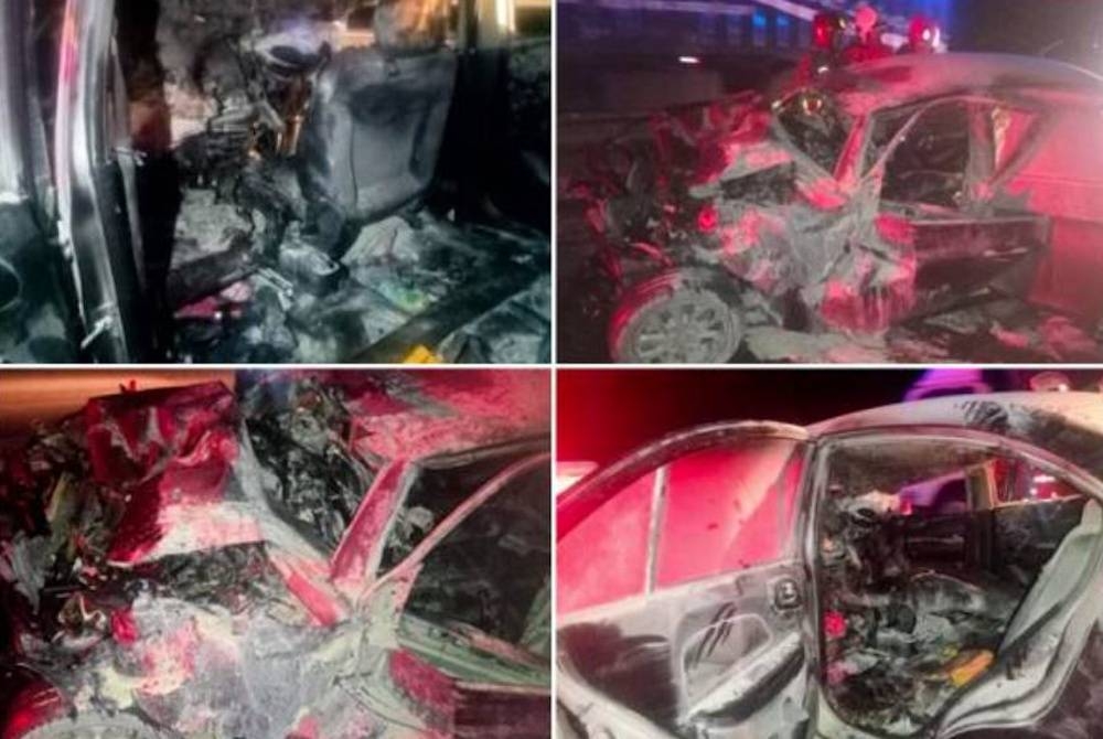 Semasa kejadian, lima beranak itu dalam perjalanan ke Tapah menaiki kereta jenis Proton Saga dipandu Muhammad Azib.