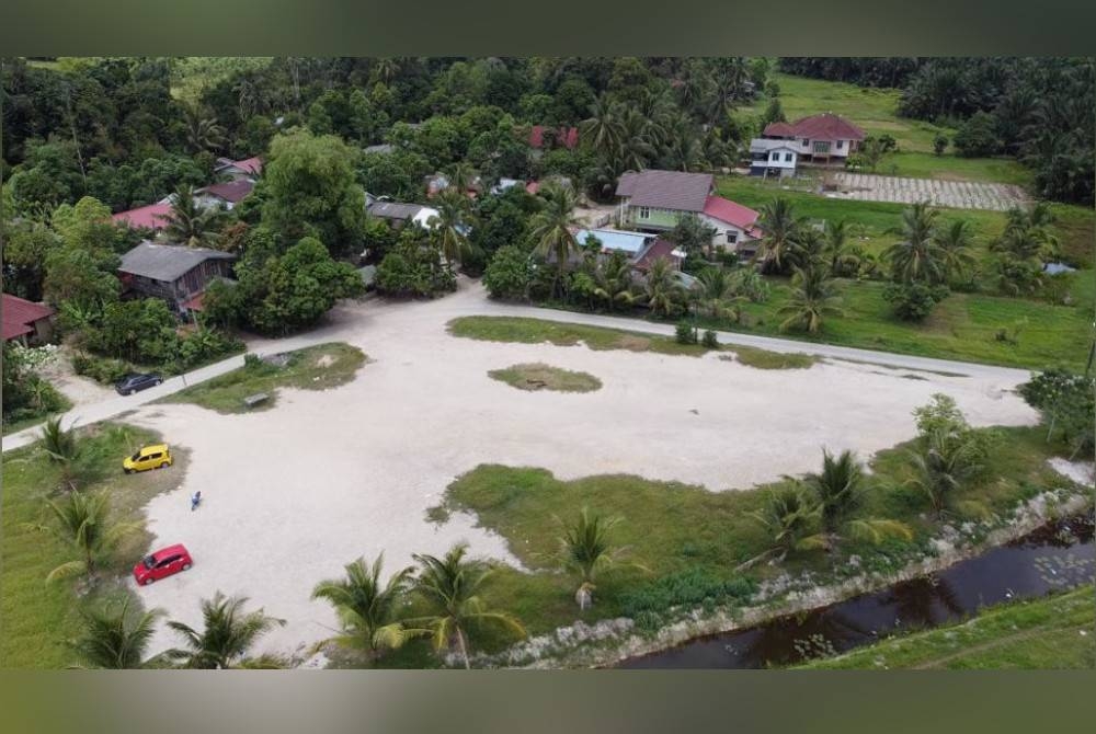 Tapak pembinaan Masjid Ibn Abbas seluas 0.4 hektar.