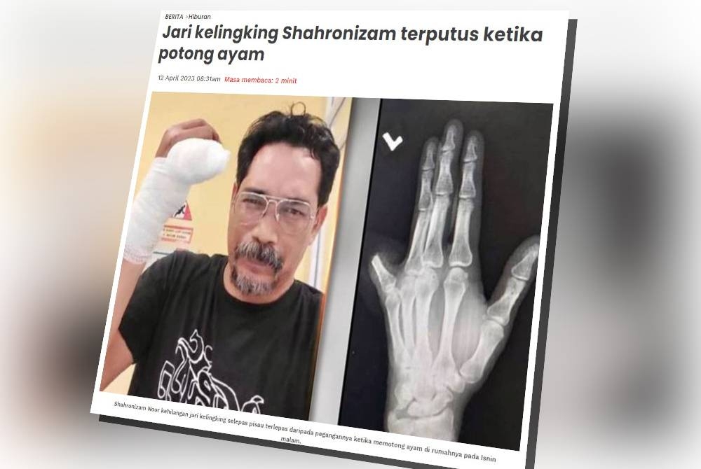 Laporan Sinar Harian pada 12 April lalu.