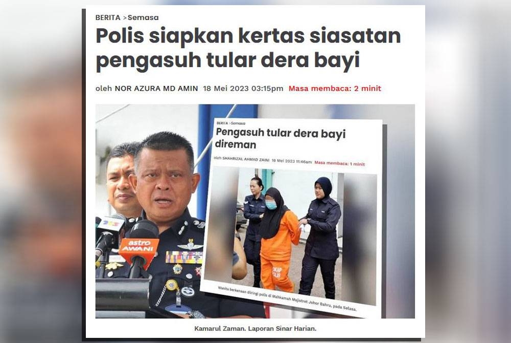 Laporan Sinar Harian.