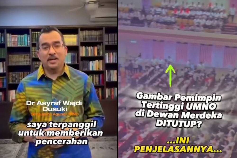 Tangkap layar penjelasan dimuat naik Asyraf Wajdi di Facebooknya.