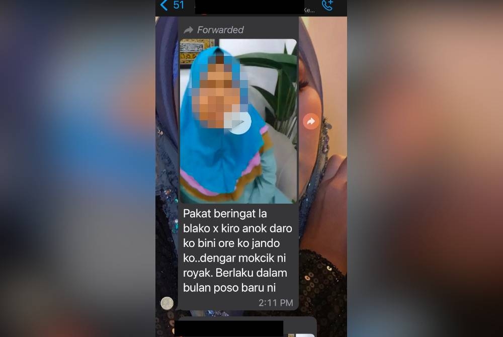 Rakaman mangsa yang tular meminta orang ramai berhati-hati.