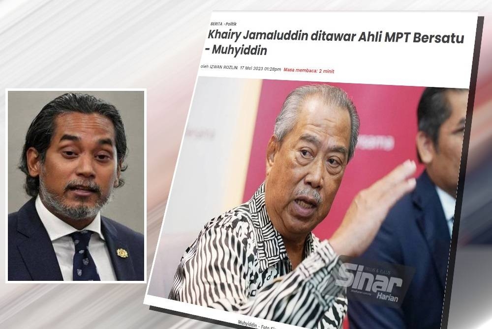 Khairy Jamaluddin (Laporan Sinar Harian pada Rabu.)