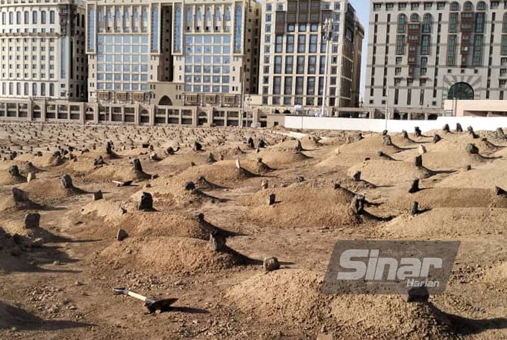 Perkuburan Baqi di Masjid Nabawi.