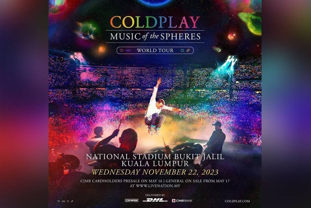 Penganjur Live Nation Malaysia tidak menolak kemungkinan konsert Coldplay: Music Of The Spheres di Stadium Nasional Bukit Jalil akan ditambah sehari lagi susulan permintaan yang diterima masih tinggi.