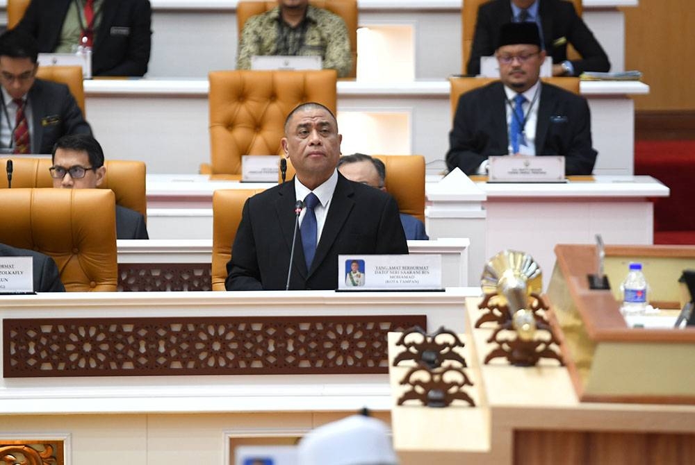 Saarani ketika menjawab soalan lisan Abdul Aziz dan Muhammad Faisal ketika Sidang DUN Perak pada Khamis.