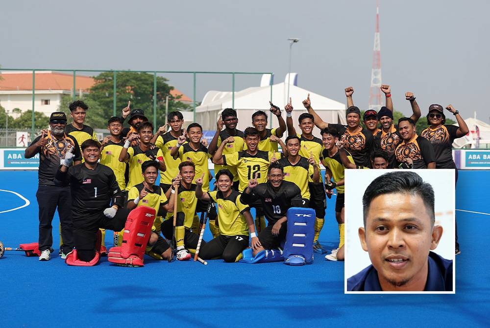 Pasukan Malaysia ketika Sukan SEA 2023. - Foto Bernama. (Gambar kecil: Muhamad Amin)