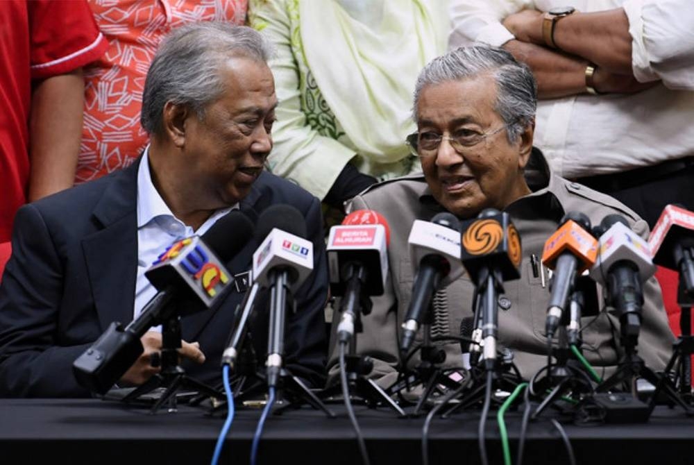 Muhyiddin, Dr Mahathir.