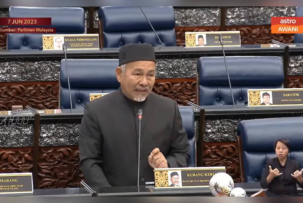 Tuan Ibrahim ketika sidang Dewan Rakyat pada Rabu.