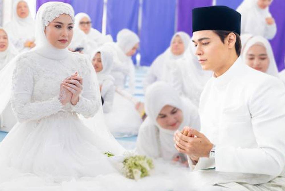 Majlis yang mendapat sentuhan rekaan The Calla itu dihadiri oleh ahli keluarga, rakan selebriti dan sahabat karib pasangan dua sejoli tersebut. - Foto Janna Nick