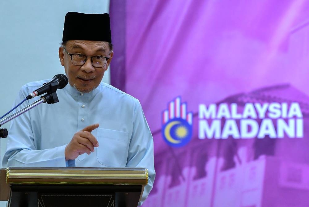 Datuk Seri Anwar Ibrahim. - Foto Bernama