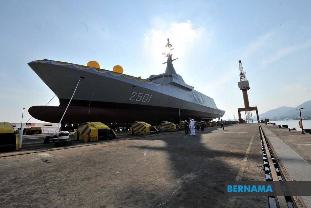 Kapal Tempur Pesisir milik TLDM - Foto fail Bernama 