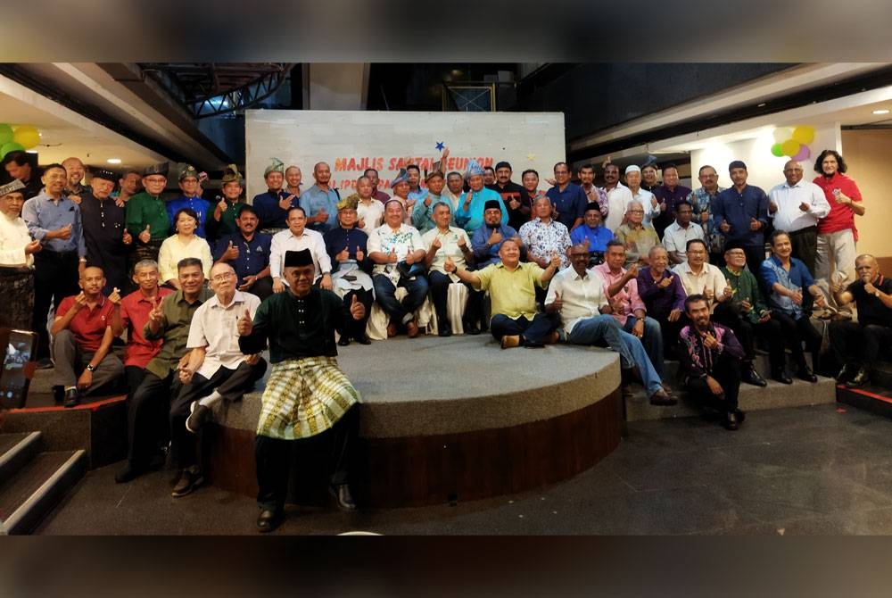 Antara yang hadir pada Majlis Santai Reunion Otai IPD Ampang/ Ampang Jaya 2023 pada Sabtu.