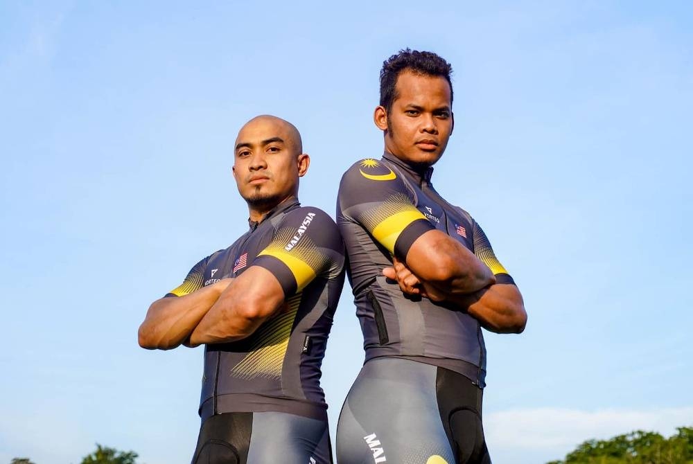 Azizulhasni (kiri) dan Shah Firdaus menjadi sandaran negara dalam saingan ACC di Nilai bermula Rabu. - Foto Agensi