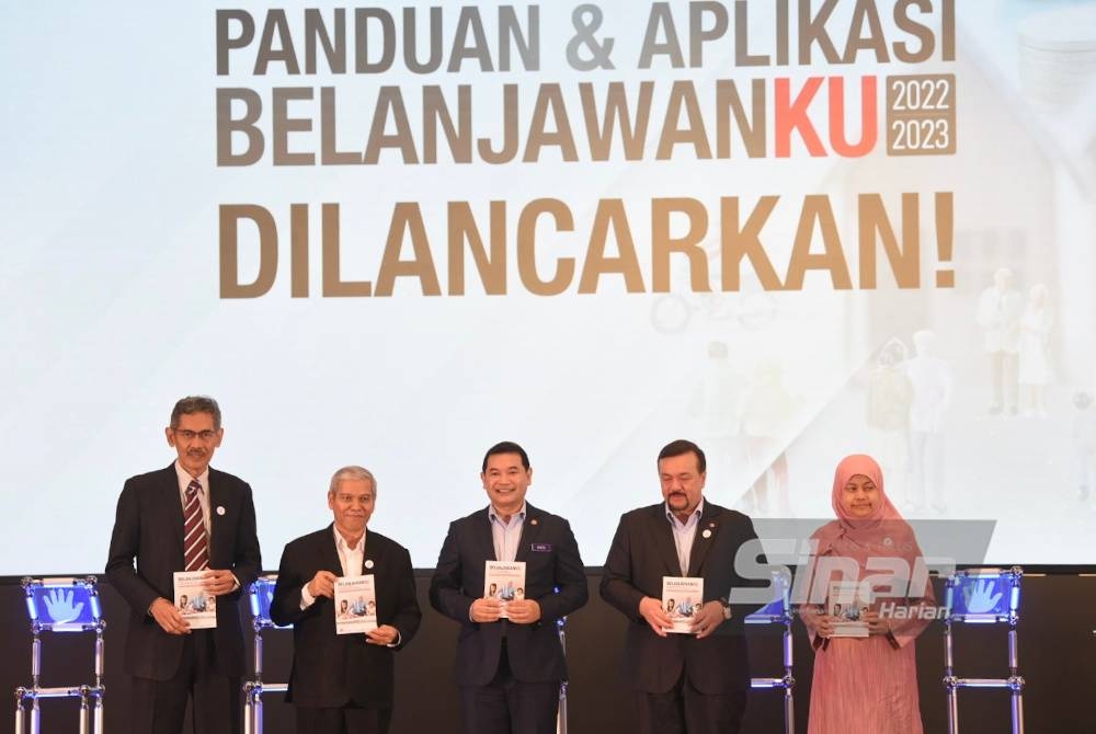 Majlis Pelancaran Belanjawanku 2022/2023 Dan Aplikasi Belanjawanku yang dirasmikan oleh Menteri Ekonomi, Rafizi Ramli pada Selasa. - Foto Sinar Harian MOHD RAFIQ REDZUAN HAMZAH