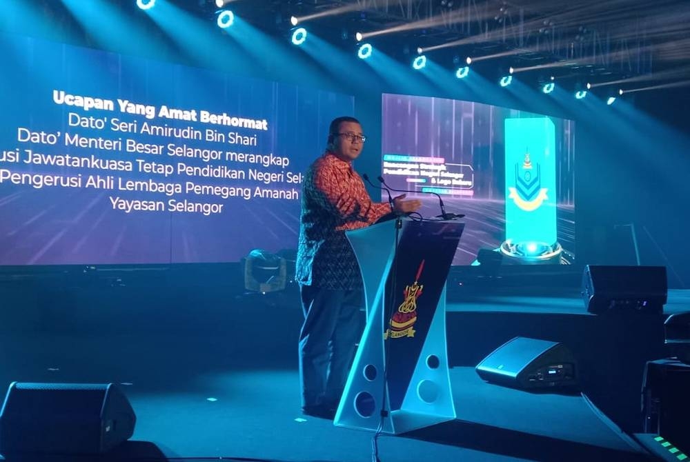 Amirudin pada Majlis Pelancaran Pelan Tindakan Strategik dan Logo Baharu Yayasan Selangor pada Selasa.