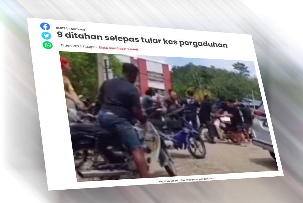 Laporan Sinar Harian.