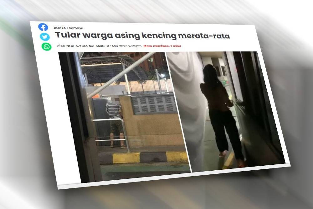 Laporan Sinar Harian pada 7 Mei lalu.