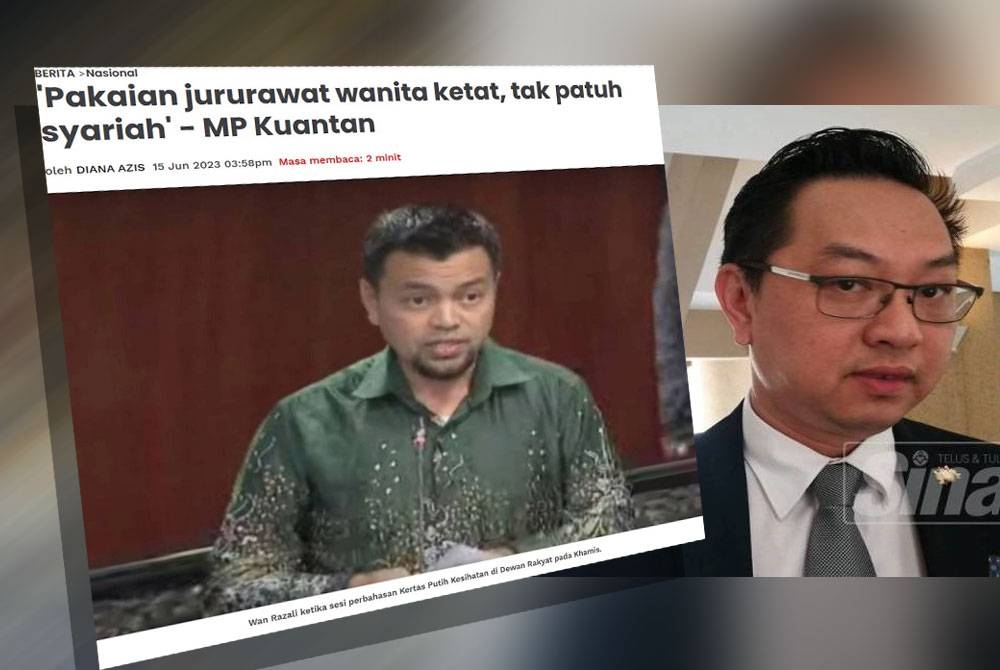 Laporan Sinar Harian pada Khamis. - Gambar kanan: Jimmy