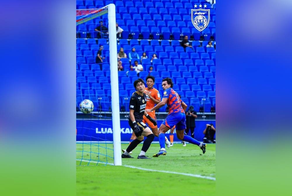 Jaringan sulung JDT hasil tandukan penyerang, Diogo Santo.