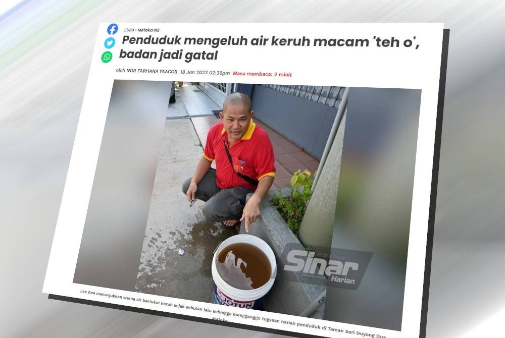 Laporan Sinar Harian.