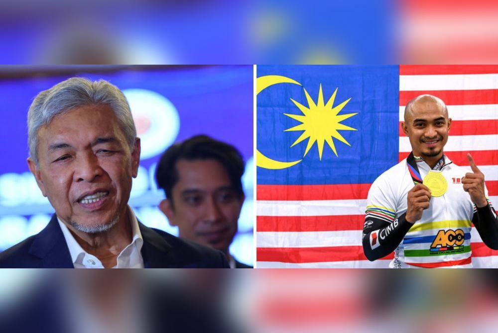 Ahmad Zahid berharap Azizulhasni terus berusaha mendapatkan emas pertama buat Malaysia di Sukan Olimpik Paris 2024.