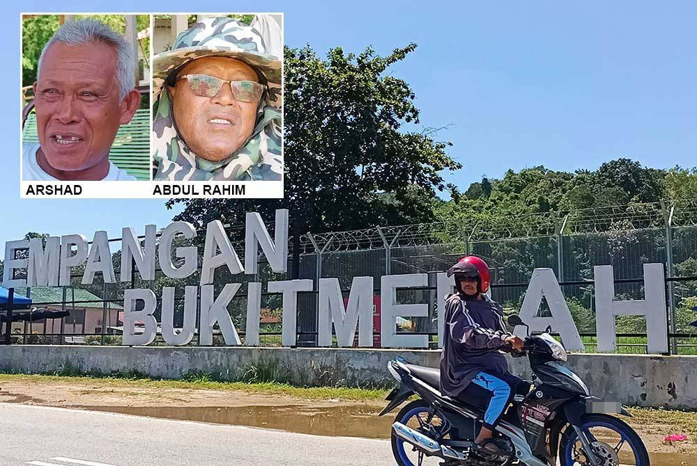 Empangan Bukit Merah pada ketika ini mengalami penyusutan dengan aras kritikal pengairan tahap satu.