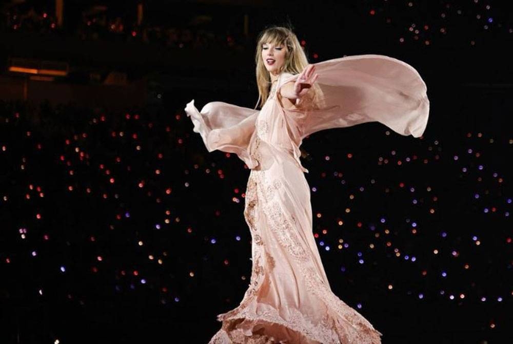 Taylor Swift akan mengadakan persembahan selama tiga malam pada Mac tahun depan, sebagai sebahagian daripada konsert jelajah The Eras Tour. - Foto IG Taylor Swift