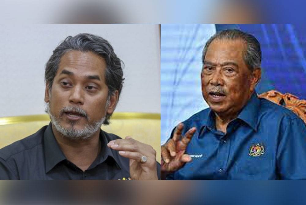 Gambar dari kiri: Khairy, Muhyiddin