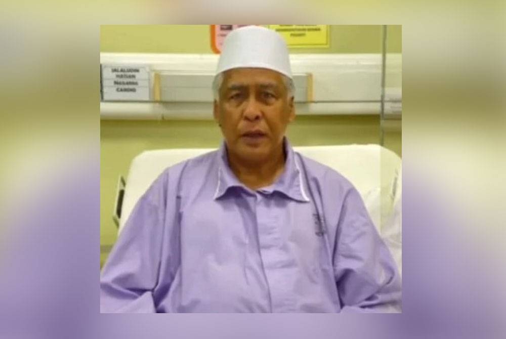 Jalaluddin Hassan dilaporkan dimasukkan ke hospital atas sebab masalah kesihatan.