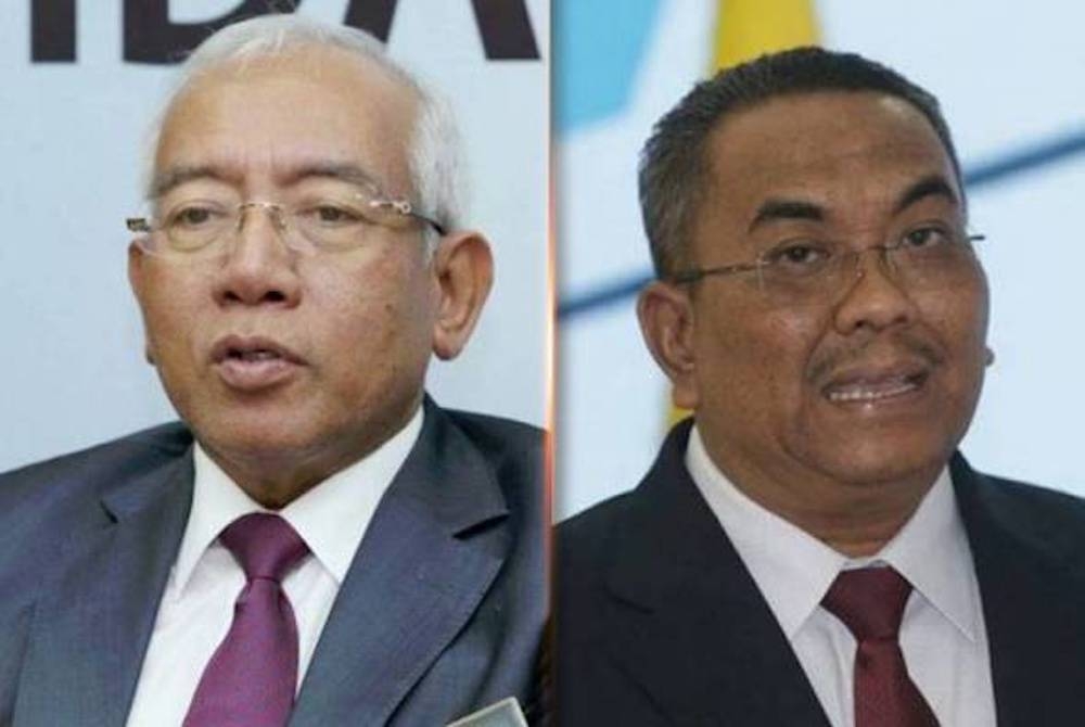 Mahdzir (kiri), Sanusi (kanan). - Foto fail Awani