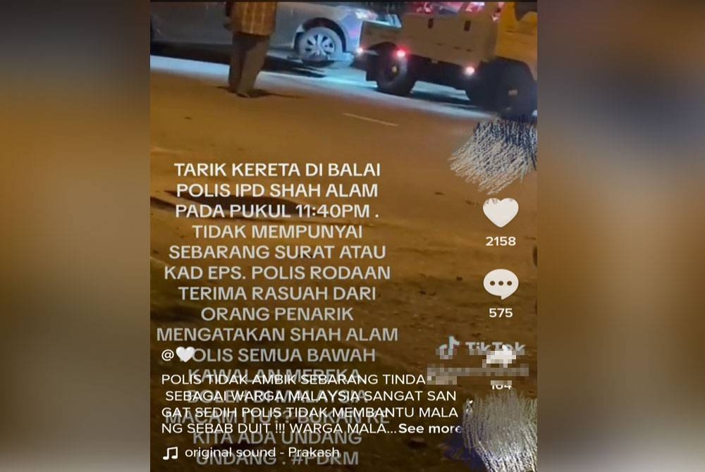 Tular video dan hantaran di TikTok yang didapati cuba menjejaskan reputasi PDRM pada Jumaat.