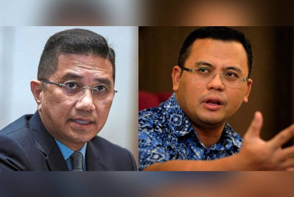 Gambar dari kiri: Mohamed Azmin, Amirudin