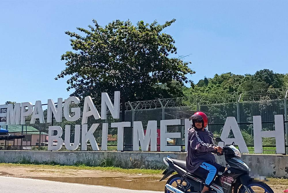 Empangan Bukit Merah ketika ini meningkat kesan daripada taburan hujan di dalam kawasan tadahan.