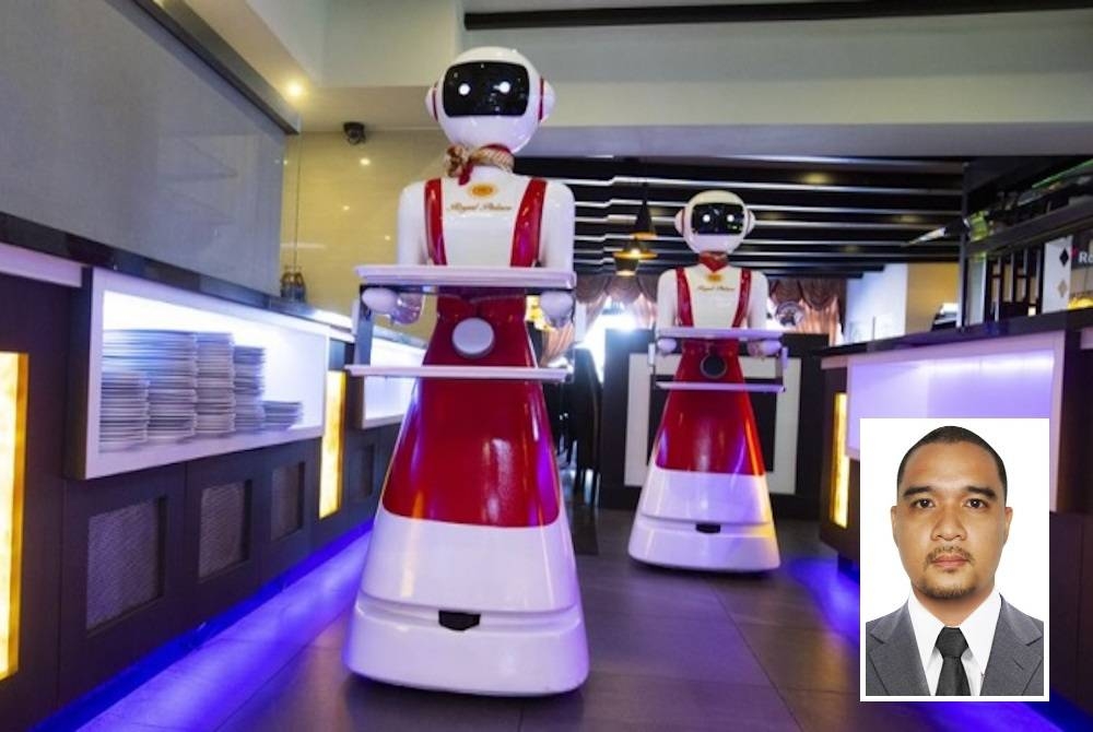 Robot pelayan kini menggantikan tenaga kerja manusia di restoran. - Gambar hiasan (Gambar kecil: Muhammad Aiman)