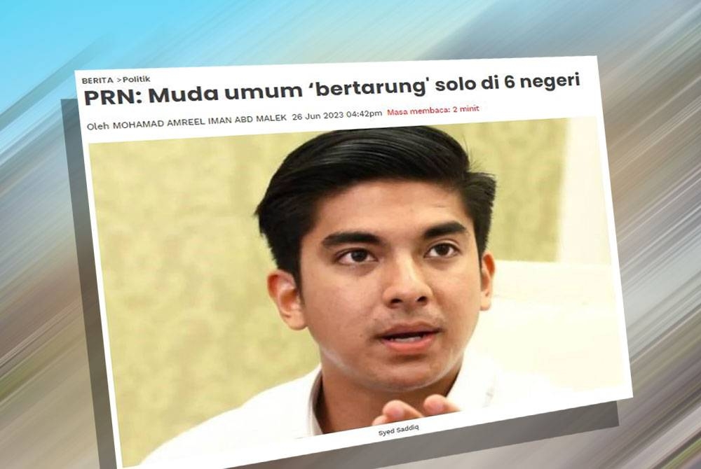 Muda mengumumkan untuk ‘bertarung’ di enam negeri pada Pilihan Raya Negeri (PRN) akan datang.