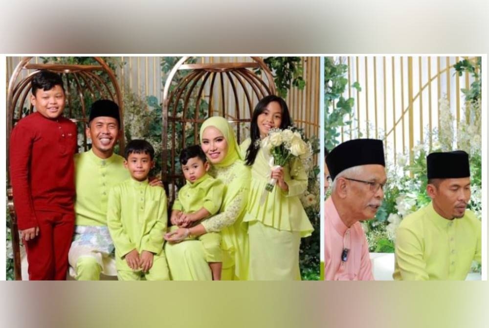 Bekas bapa mentua kepada pelawak Shuib iaitu Raissuddin Hamzah akui gembira dengan perkahwinan menantunya. - Foto Nona